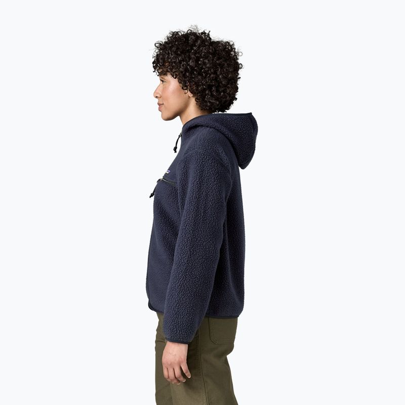 Bluza polarowa damska Patagonia Retro Pile Hoody sunken blue 3