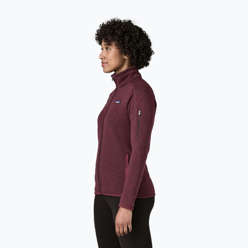Bluza trekkingowa damska Patagonia Better Sweater berry fig 3