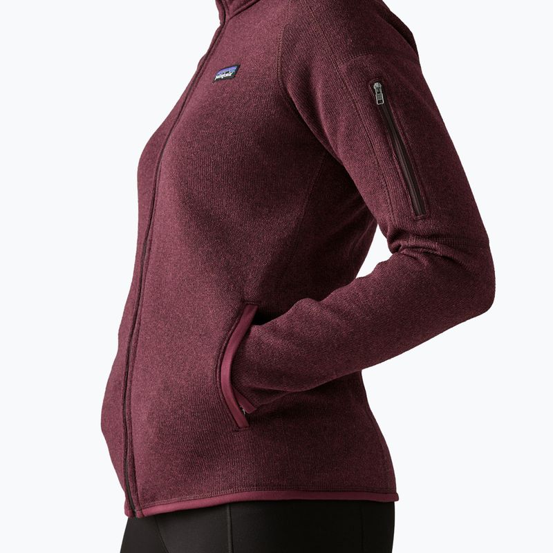 Bluza trekkingowa damska Patagonia Better Sweater berry fig 4