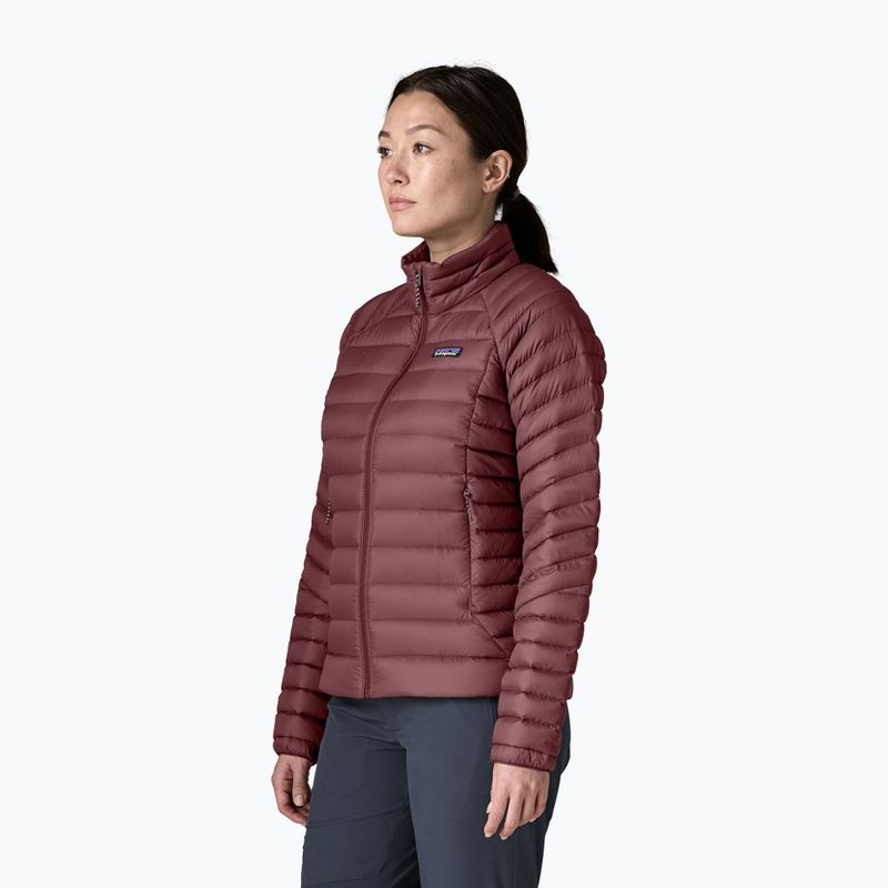 Kurtka puchowa damska Patagonia Down Sweater dark ruby 3