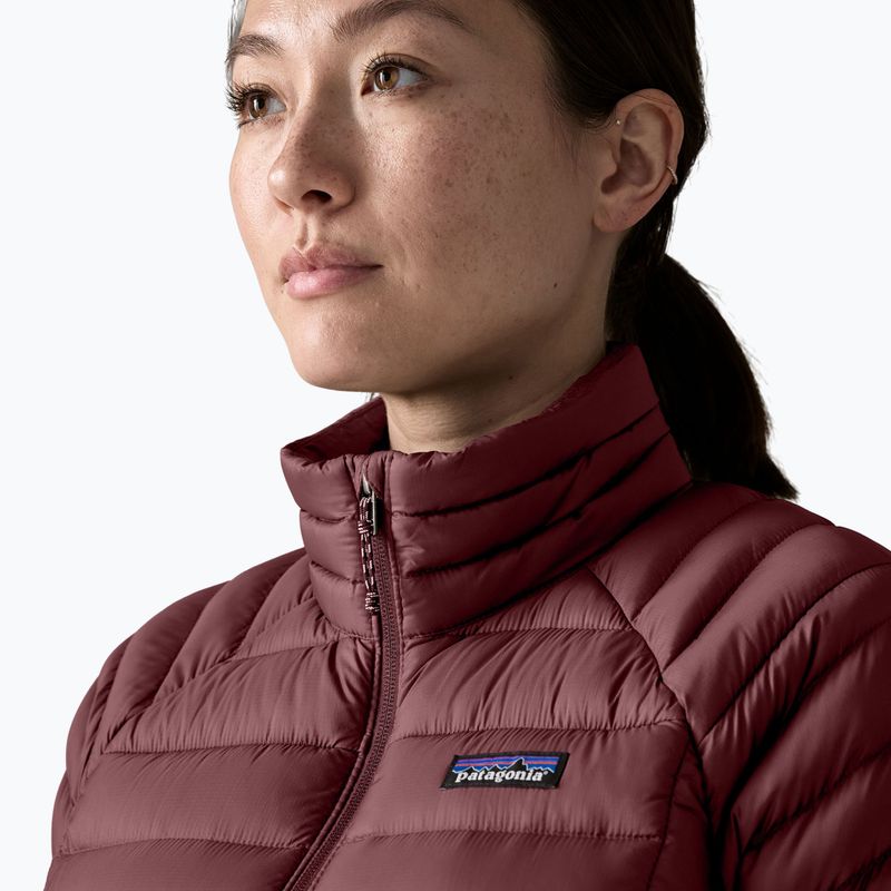 Kurtka puchowa damska Patagonia Down Sweater dark ruby 4