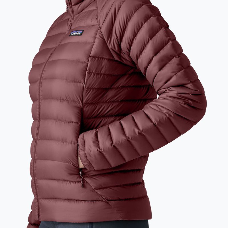 Kurtka puchowa damska Patagonia Down Sweater dark ruby 5