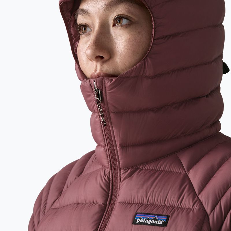 Kurtka puchowa damska Patagonia Down Sweater Hoody dark ruby 6