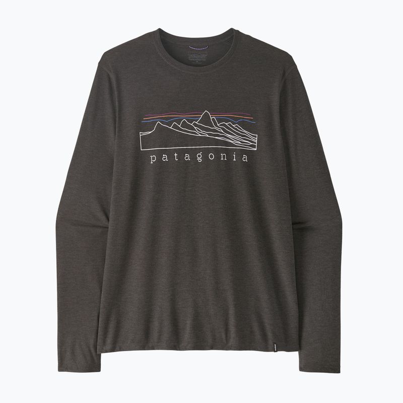 Longsleeve męski Patagonia Cap Cool Trail Stratapeaks ink black