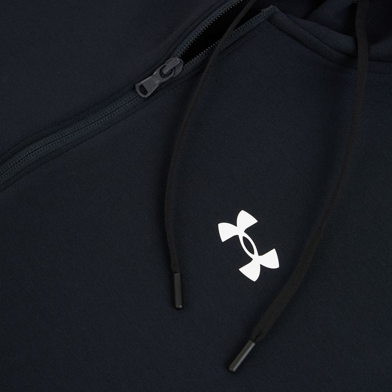 Bluza męska Under Armour Flex Fleece Full Zip black/white 3