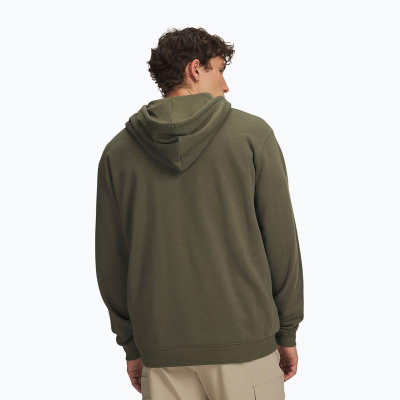 Bluza męska Under Armour Rival Fleece Full Zip marine od green/white 2