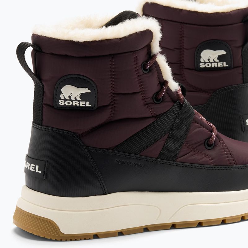 Śniegowce damskie Sorel Whitney III Mid Wp red lodge/black 8