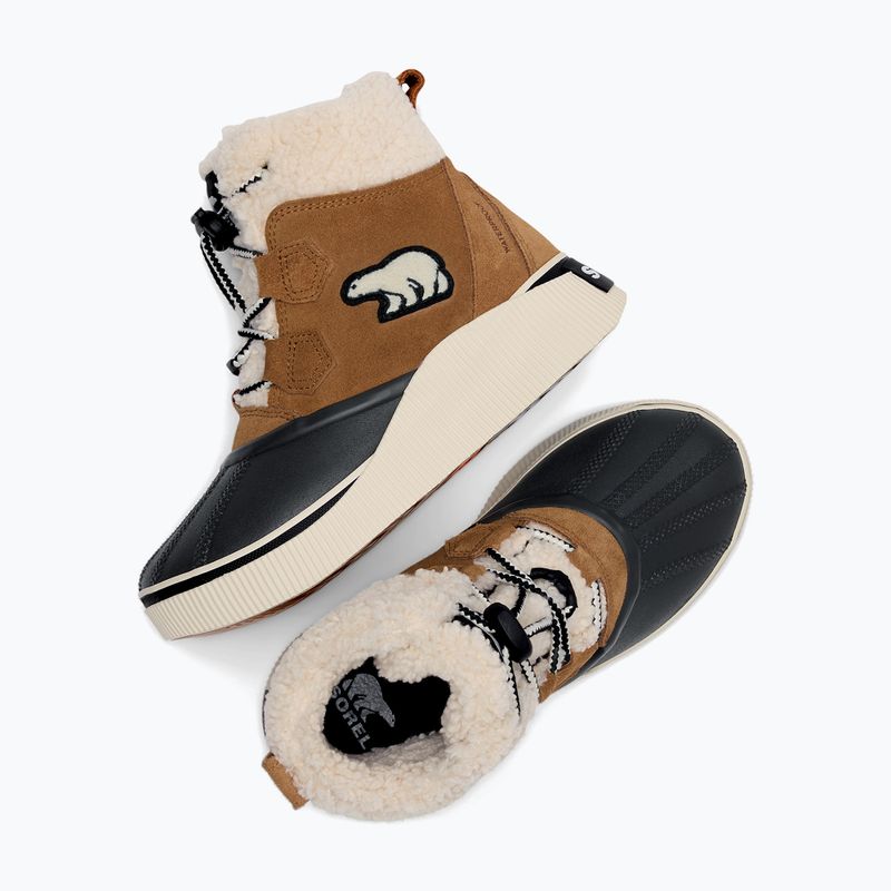 Śniegowce dziecięce Sorel Out N About IV Chillz Waterproof taffy leather 7