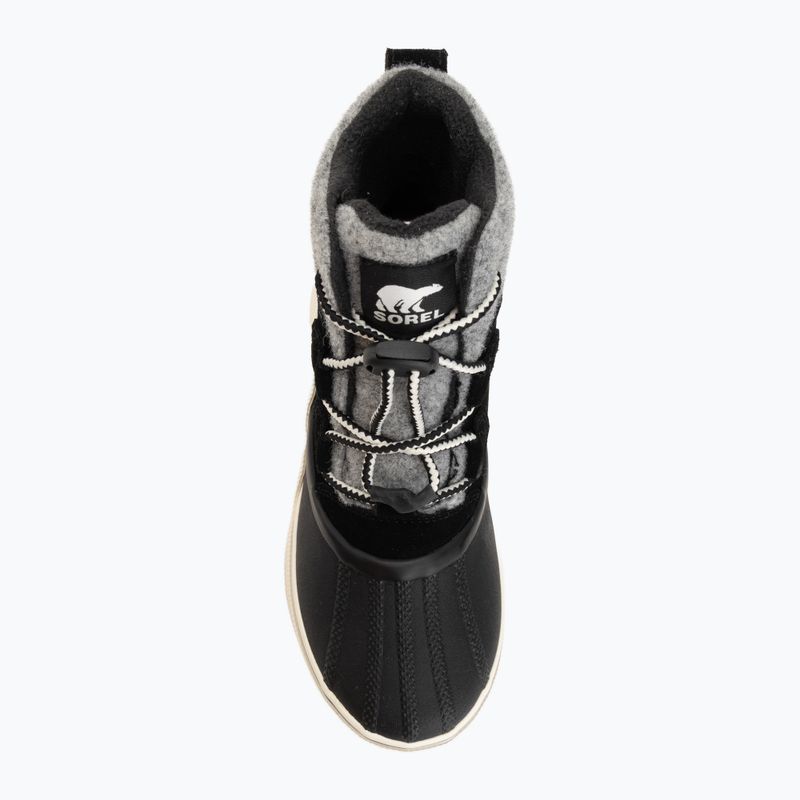 Śniegowce dziecięce Sorel Out N About IV Chillz Waterproof black/chalk 5
