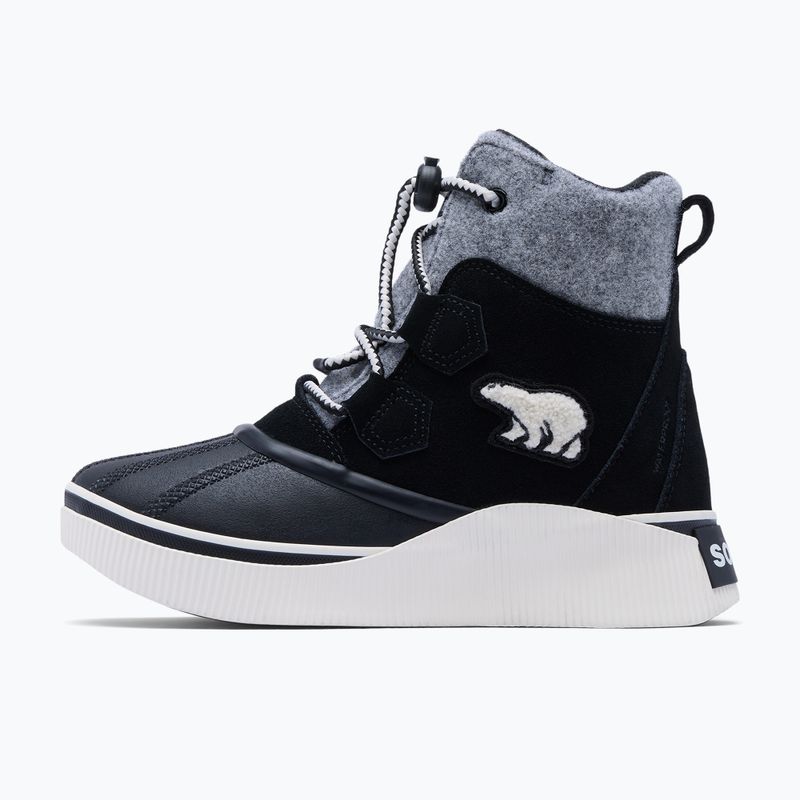 Śniegowce dziecięce Sorel Out N About IV Chillz Waterproof black/chalk 3