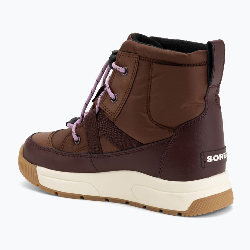 Śniegowce dziecięce Sorel Whitney III Mid Wp dark auburn/red 3