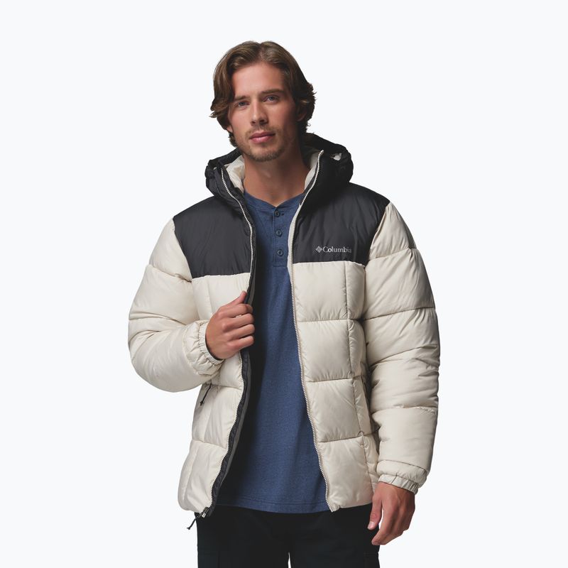 Kurtka ocieplana męska Columbia Puffect IV Hooded dark stone/shark 5