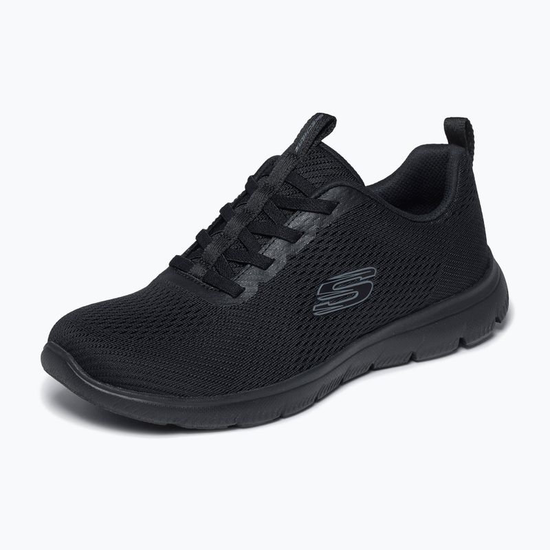 Buty damskie SKECHERS Summits Fresh Vision black 4