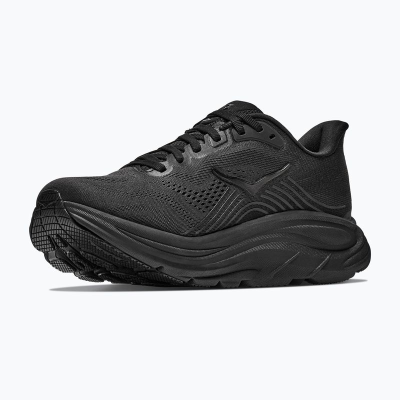 Buty do biegania damskie HOKA Clifton 11 Wide black/black 4