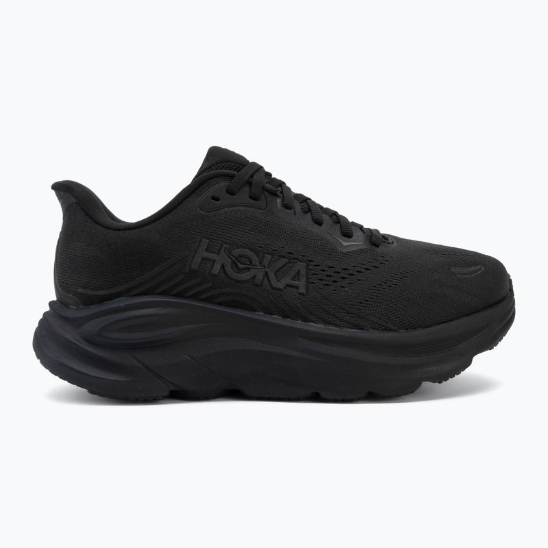 Buty do biegania damskie HOKA Clifton 11 Wide black/black 2