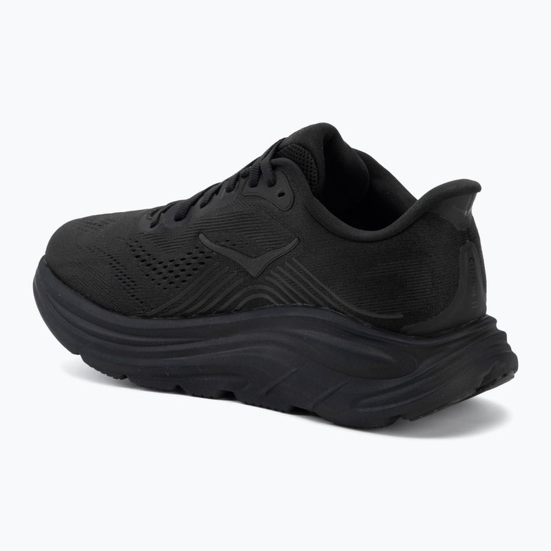 Buty do biegania damskie HOKA Clifton 11 Wide black/black 3