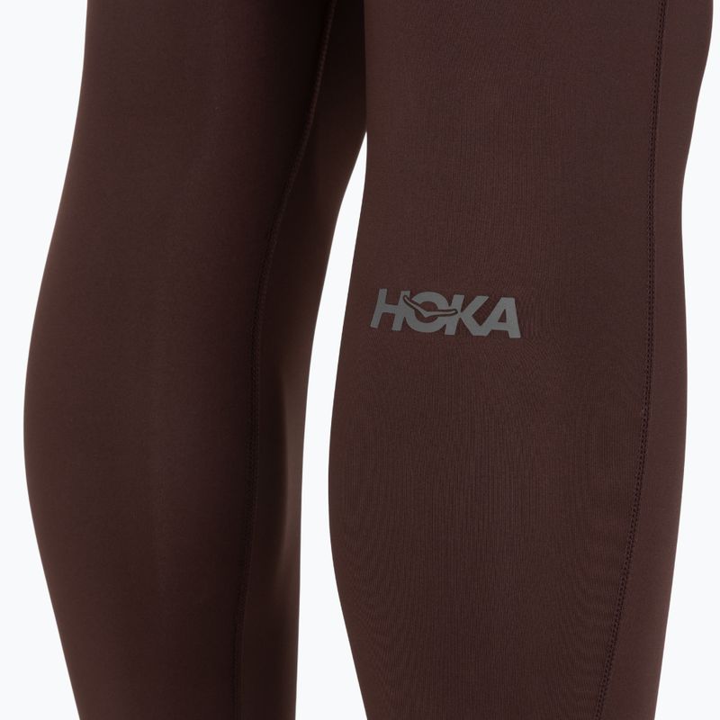 Legginsy do biegania damskie HOKA Novafly Run Tight 25" deep mauve 4