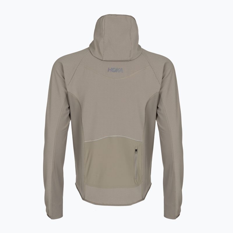 Kurtka do biegania męska HOKA Sky Glow Half Zip pebble grey 2