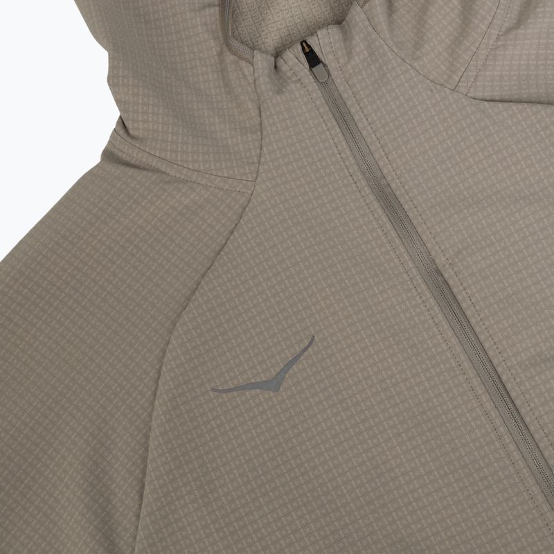 Kurtka do biegania męska HOKA Sky Glow Half Zip pebble grey 3