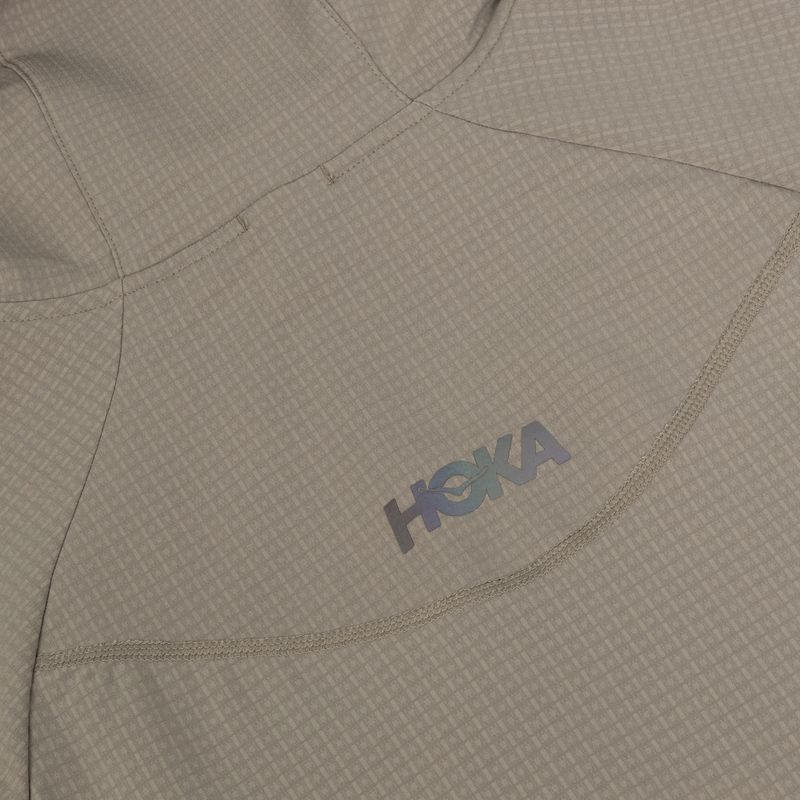 Kurtka do biegania męska HOKA Sky Glow Half Zip pebble grey 4