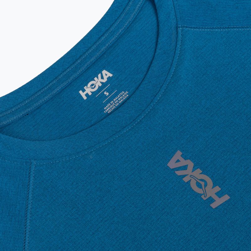 Koszulka do biegania męska HOKA EveryRun Short Sleeve night glow blue 3