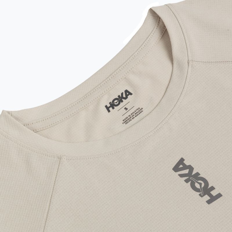 Koszulka do biegania męska HOKA EveryRun Short Sleeve river rock grey 3