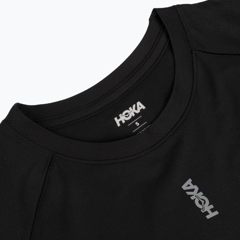 Koszulka do biegania damska HOKA EveryRun Short Sleeve black 3