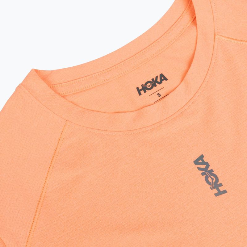 Koszulka do biegania damska HOKA EveryRun Short Sleeve sunstone 3