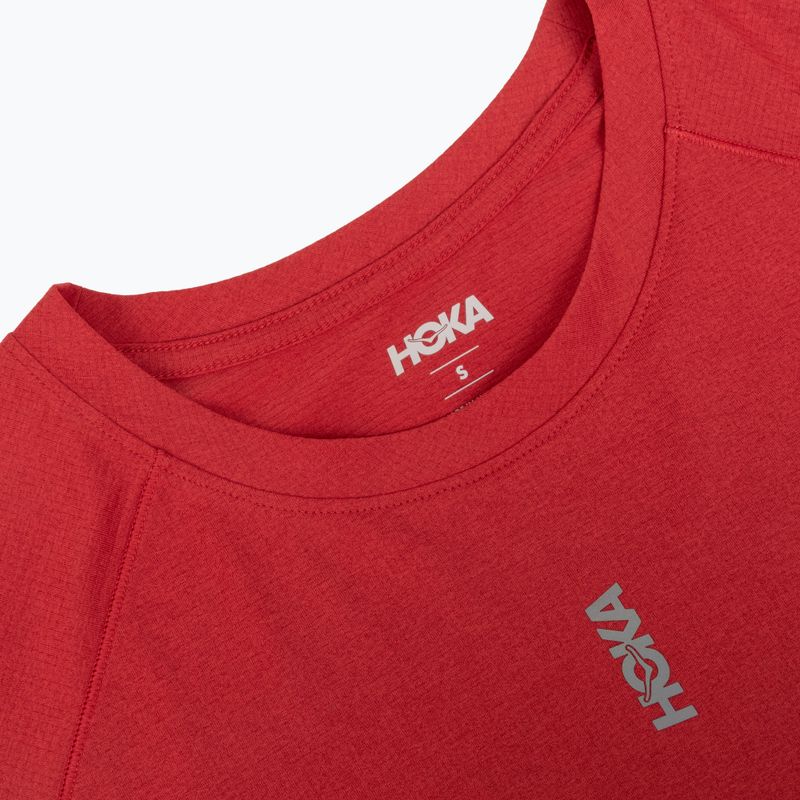 Longsleeve do biegania damski HOKA EveryRun Long Sleeve red agate 3