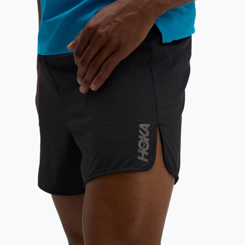 Spodenki do biegania męskie HOKA Glide Short 5" Brief black 5