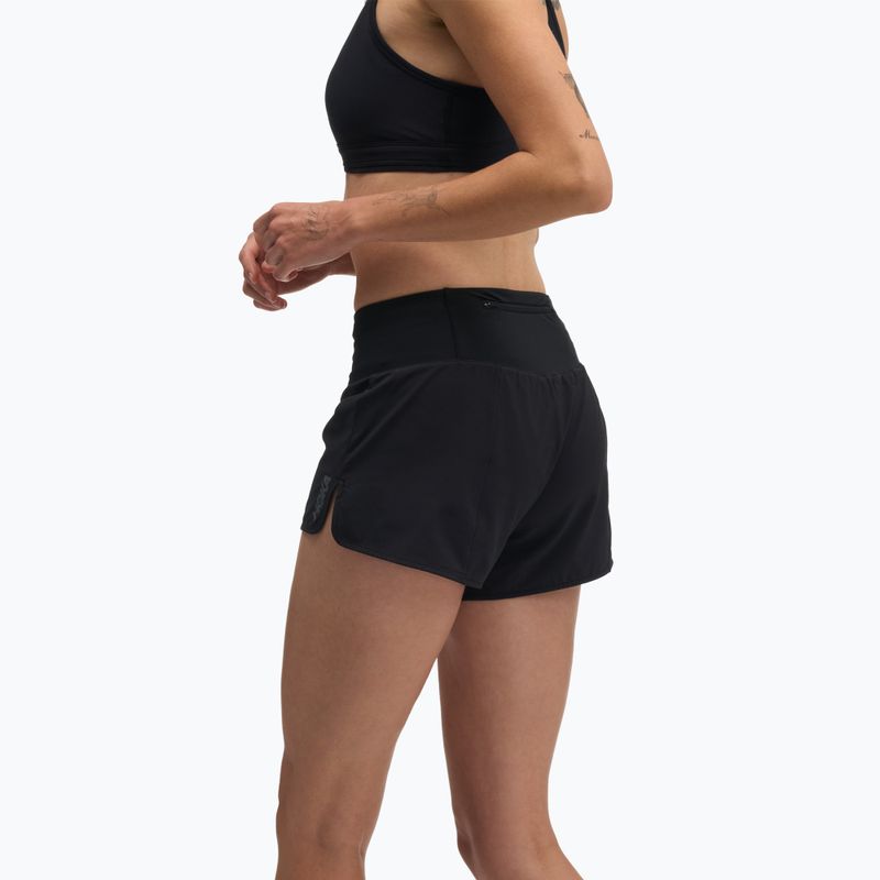 Spodenki do biegania damskie HOKA Glide Short 3.5" Brief black 3