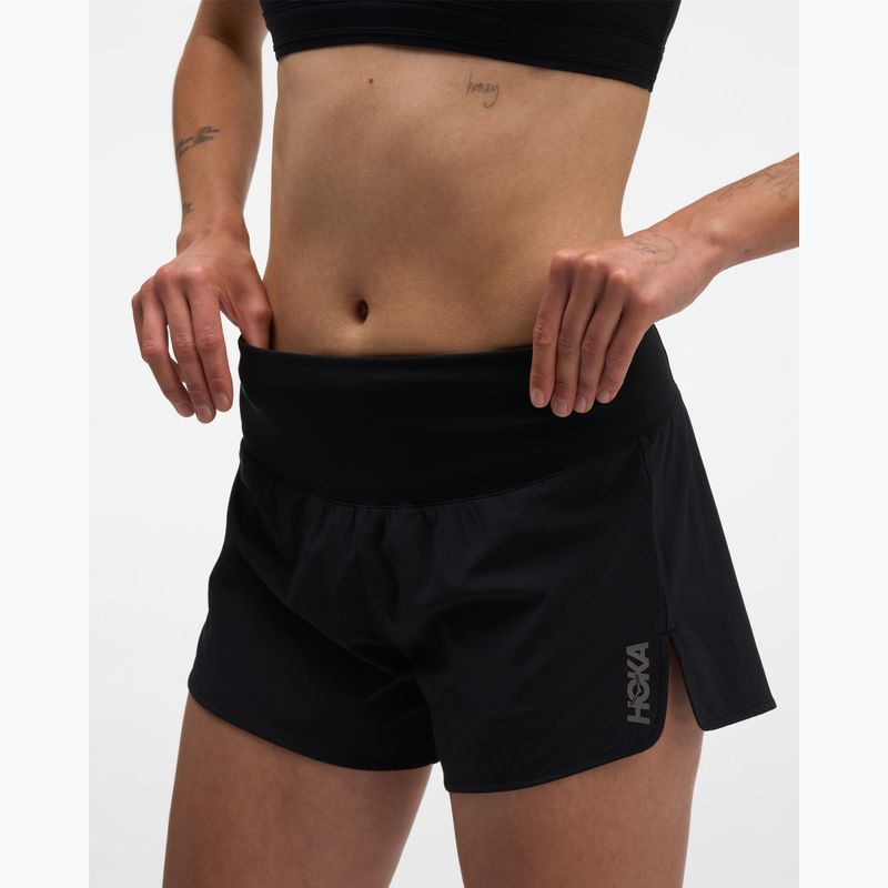 Spodenki do biegania damskie HOKA Glide Short 3.5" Brief black 4