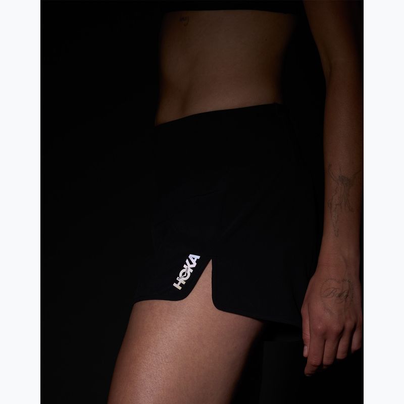Spodenki do biegania damskie HOKA Glide Short 3.5" Brief black 7