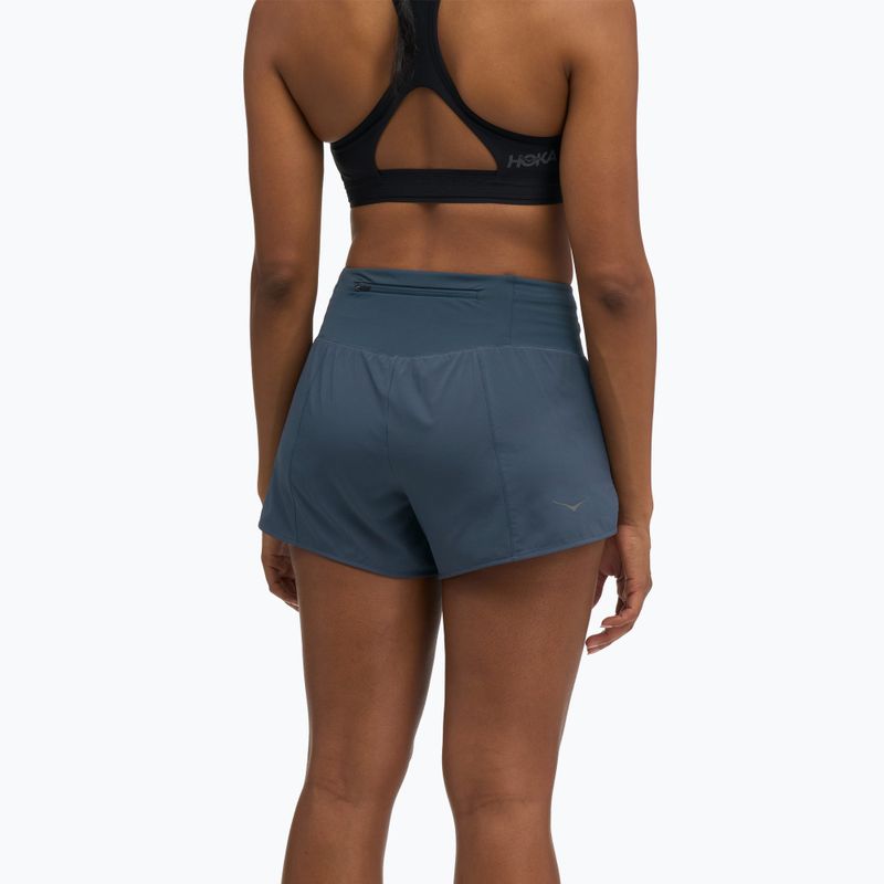 Spodenki do biegania damskie HOKA Glide Short 3.5" Brief varsity navy 3