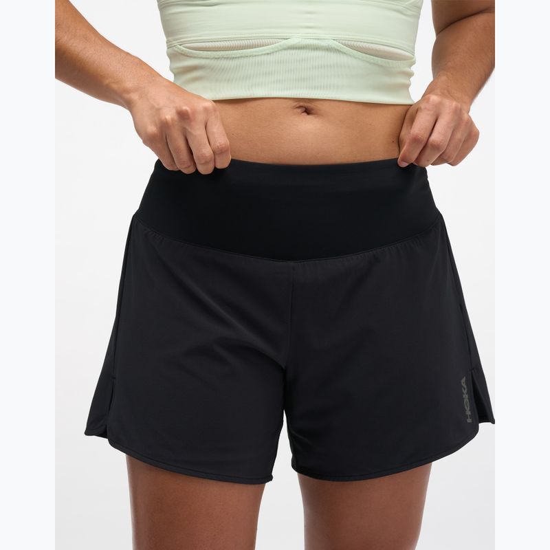 Spodenki do biegania damskie HOKA Glide Short 5" 2in1 black 4
