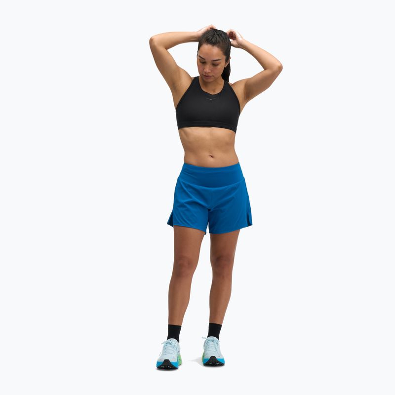 Spodenki do biegania damskie HOKA Glide Short 5" 2in1 night glow blue 2