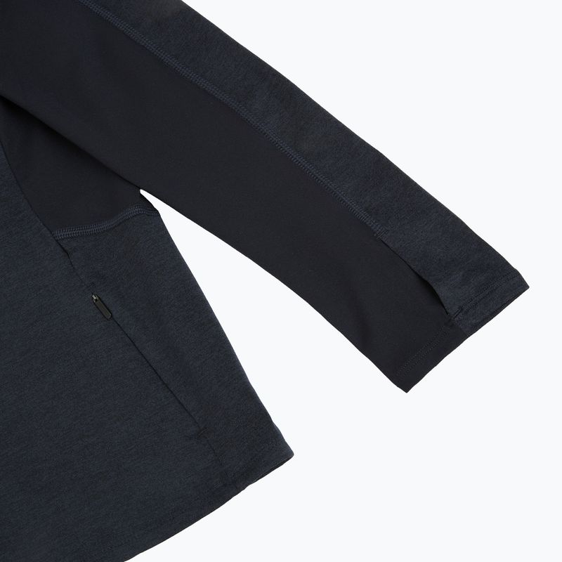 Bluza do biegania damska HOKA Skyform Half Zip black heather 4