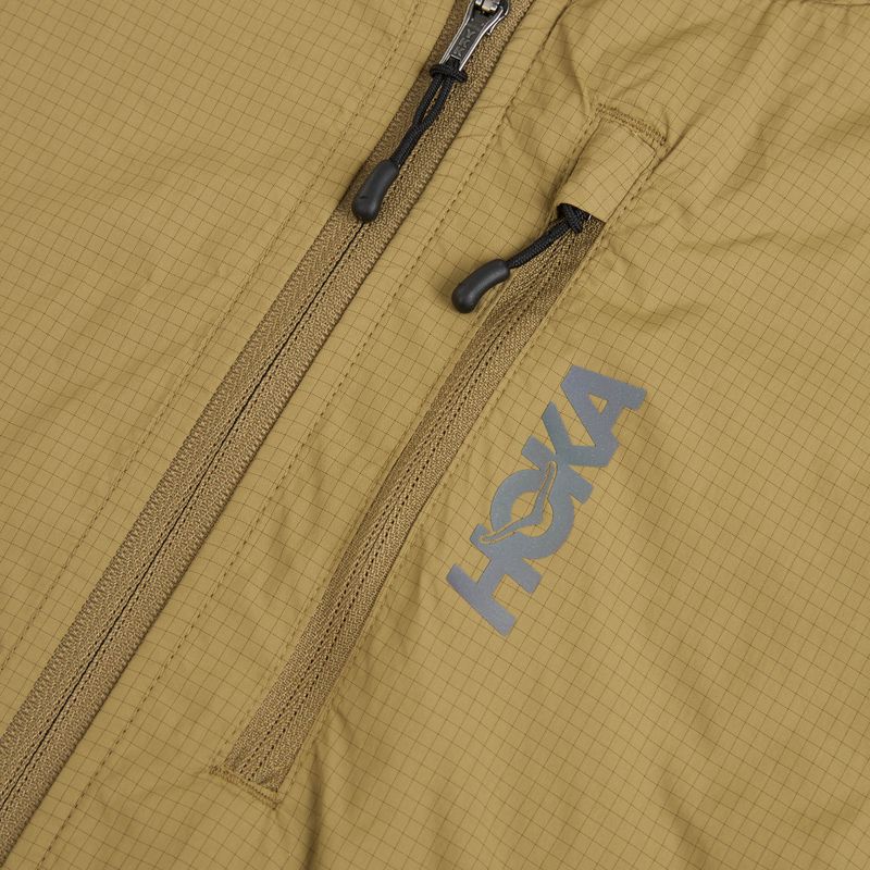 Kurtka do biegania męska HOKA Skyflow Wind Jacket caraway seed 3