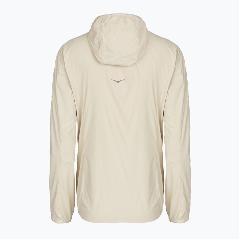Kurtka do biegania damska HOKA Skyflow Wind Jacket oat milk 2