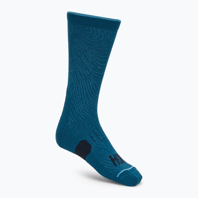 Skarpety Hoka Crew Run Sock 3-pack hazy blue/soft cobalt/night glow blue 3