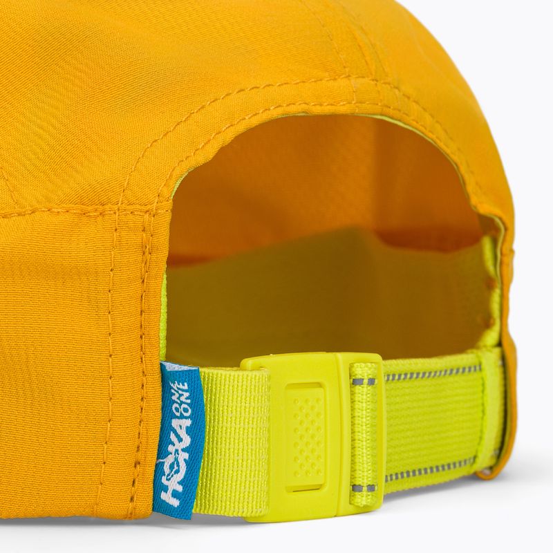 Czapka z daszkiem HOKA Run Hat egg yolk 4