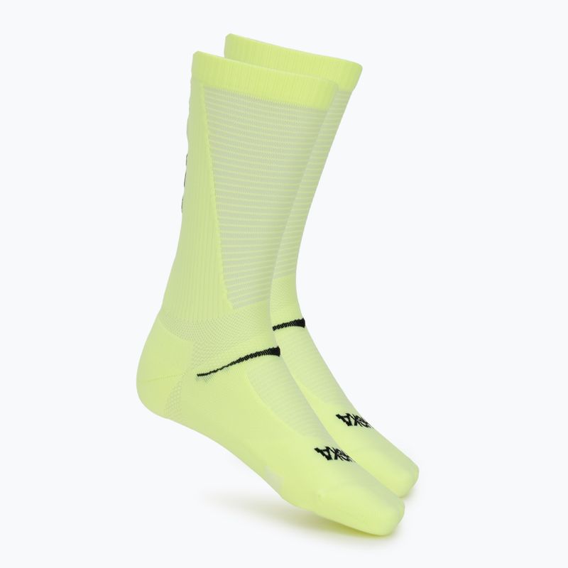 Skarpety męskie HOKA Race Day Crew Sock neon yuzu