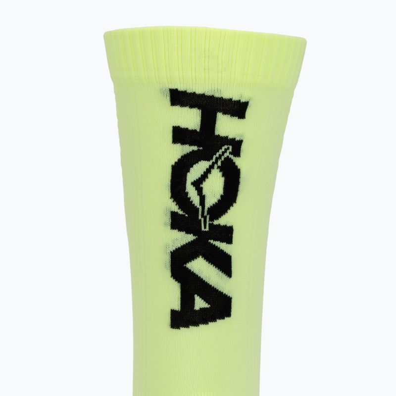 Skarpety męskie HOKA Race Day Crew Sock neon yuzu 3