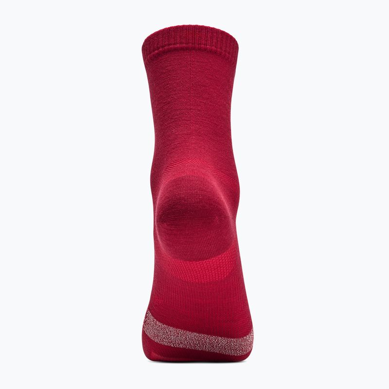 Skarpety HOKA Merino Crew Sock red agate 4
