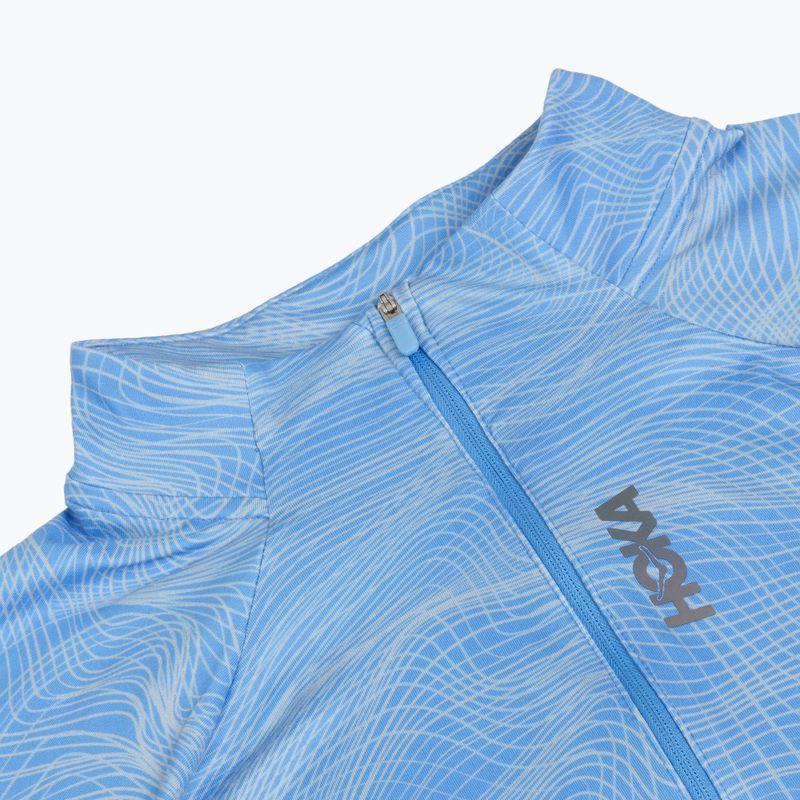 Bluza do biegania męska HOKA Skyform Half Zip CLF PRT mineral blue 3