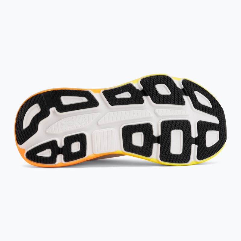 Buty do biegania męskie HOKA Bondi 9 white/neon tangerine 4