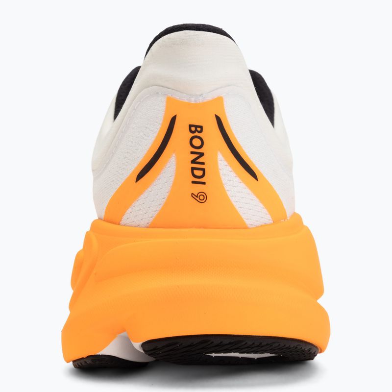 Buty do biegania męskie HOKA Bondi 9 white/neon tangerine 6