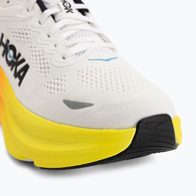 Buty do biegania męskie HOKA Bondi 9 white/neon tangerine 7