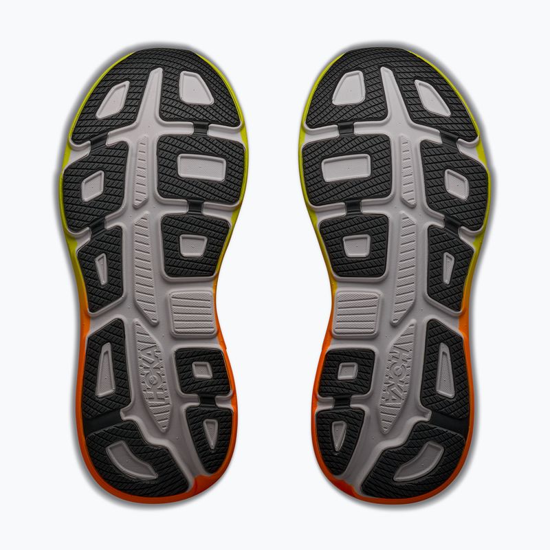 Buty do biegania męskie HOKA Bondi 9 Wide white/neon tangerine 6