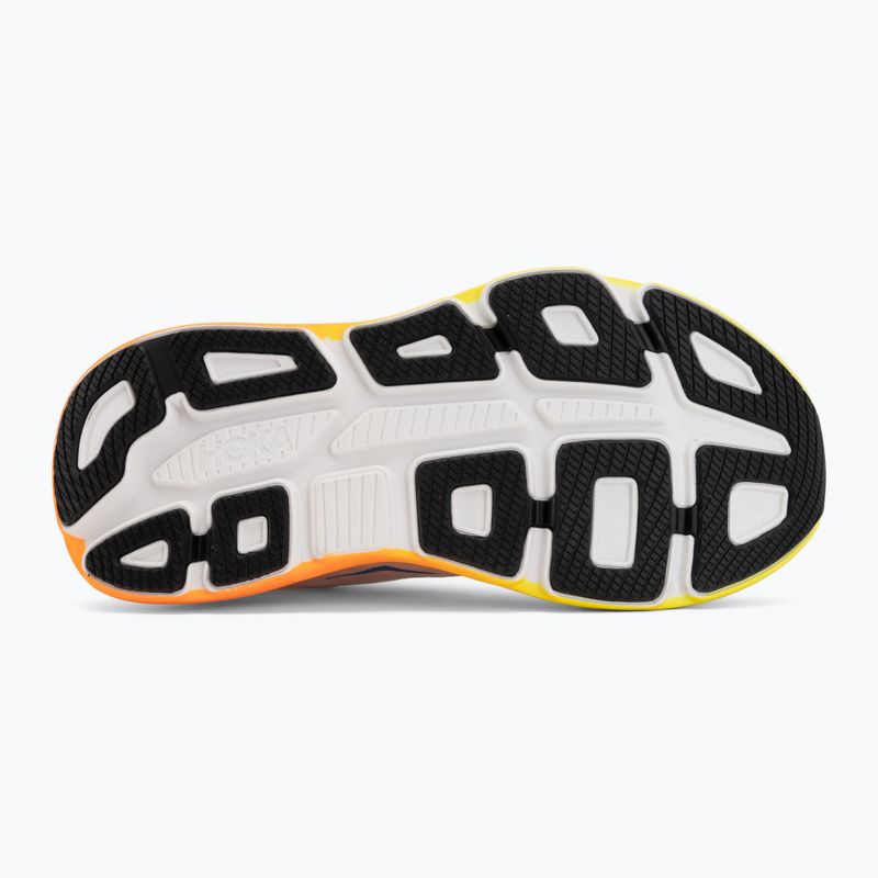 Buty do biegania męskie HOKA Bondi 9 Wide white/neon tangerine 4